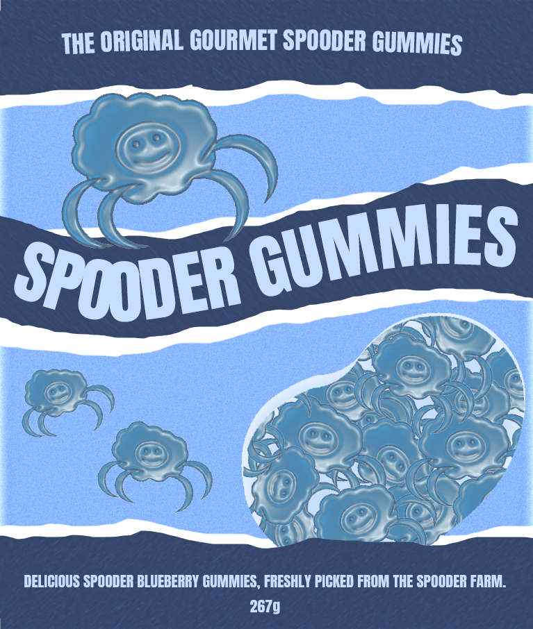 Spooder Gummies Design